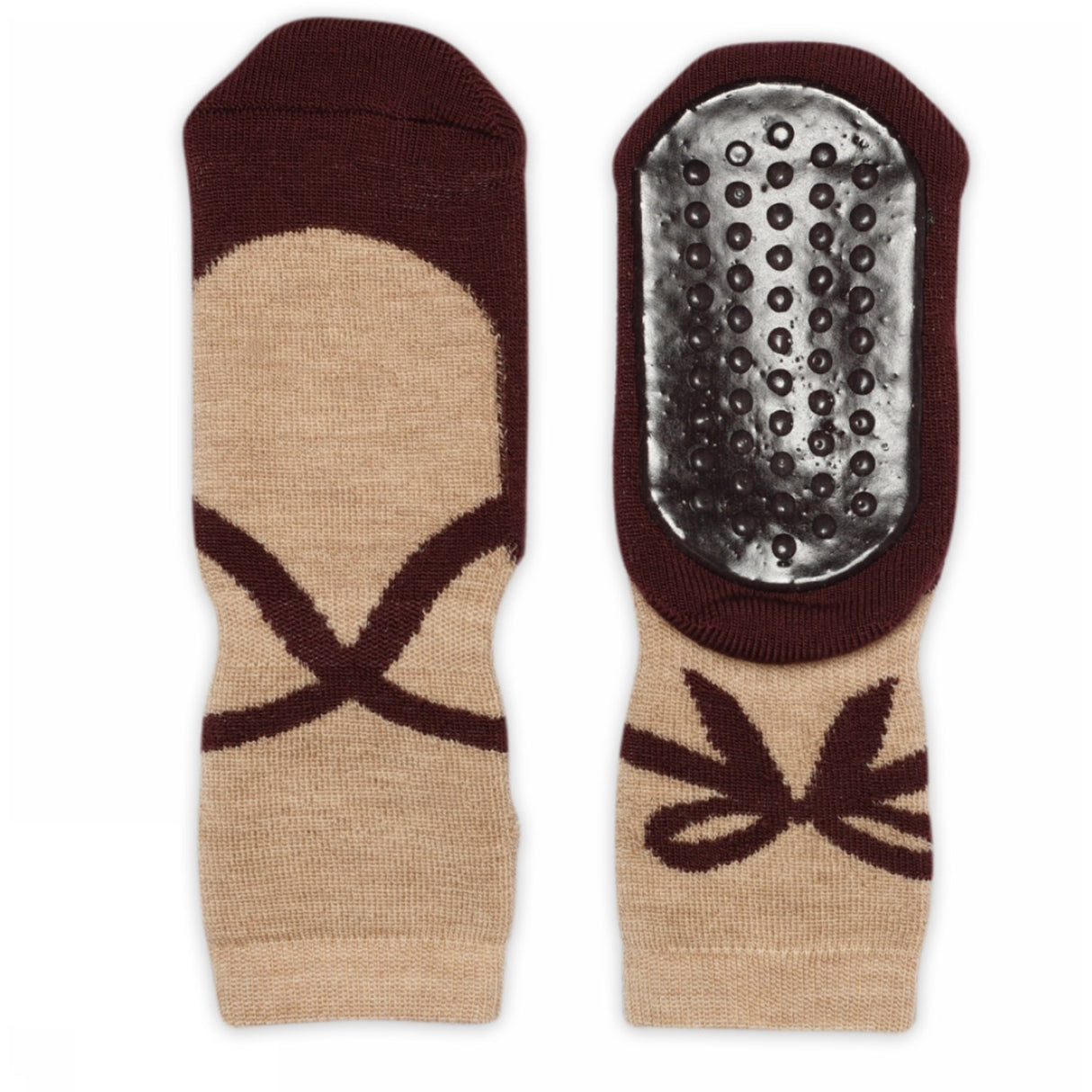 Mp Danmark Wine Red Kaia Strumpor Anti-Slip