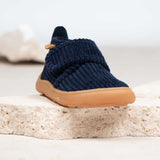 Bisgaard Navy Corduroy Barefoot Basic Home Skor