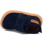 Bisgaard Navy Corduroy Barefoot Basic Home Skor