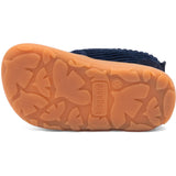 Bisgaard Navy Corduroy Barefoot Basic Home Skor