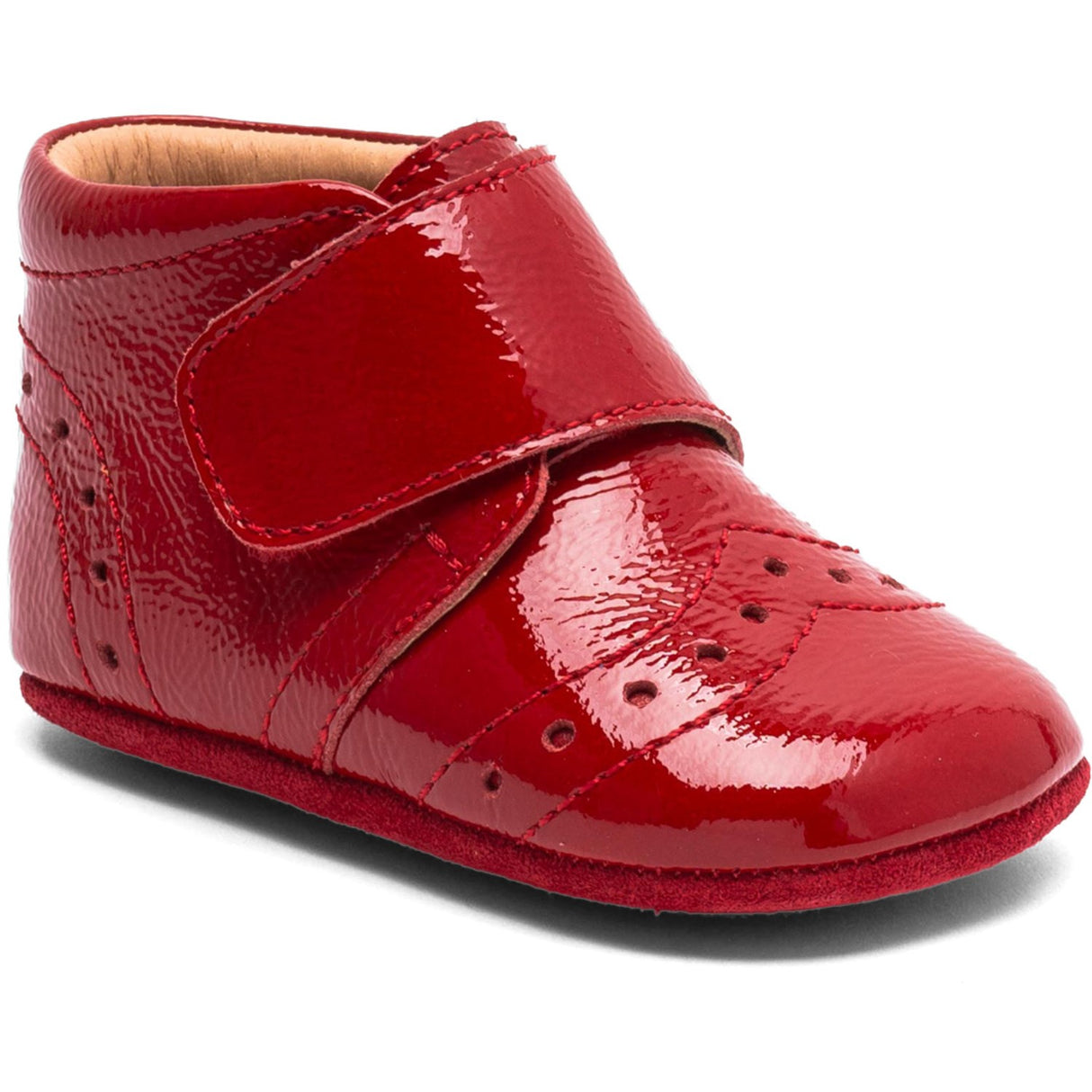 Bisgaard Red Patent Petit Home Skor