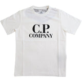 C.P. Company Gauze White T-Shirt Kort Sleeve