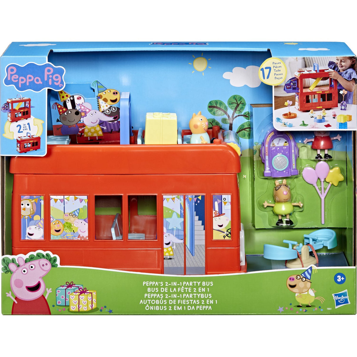 Peppa Pig 2 In 1 Party Bus