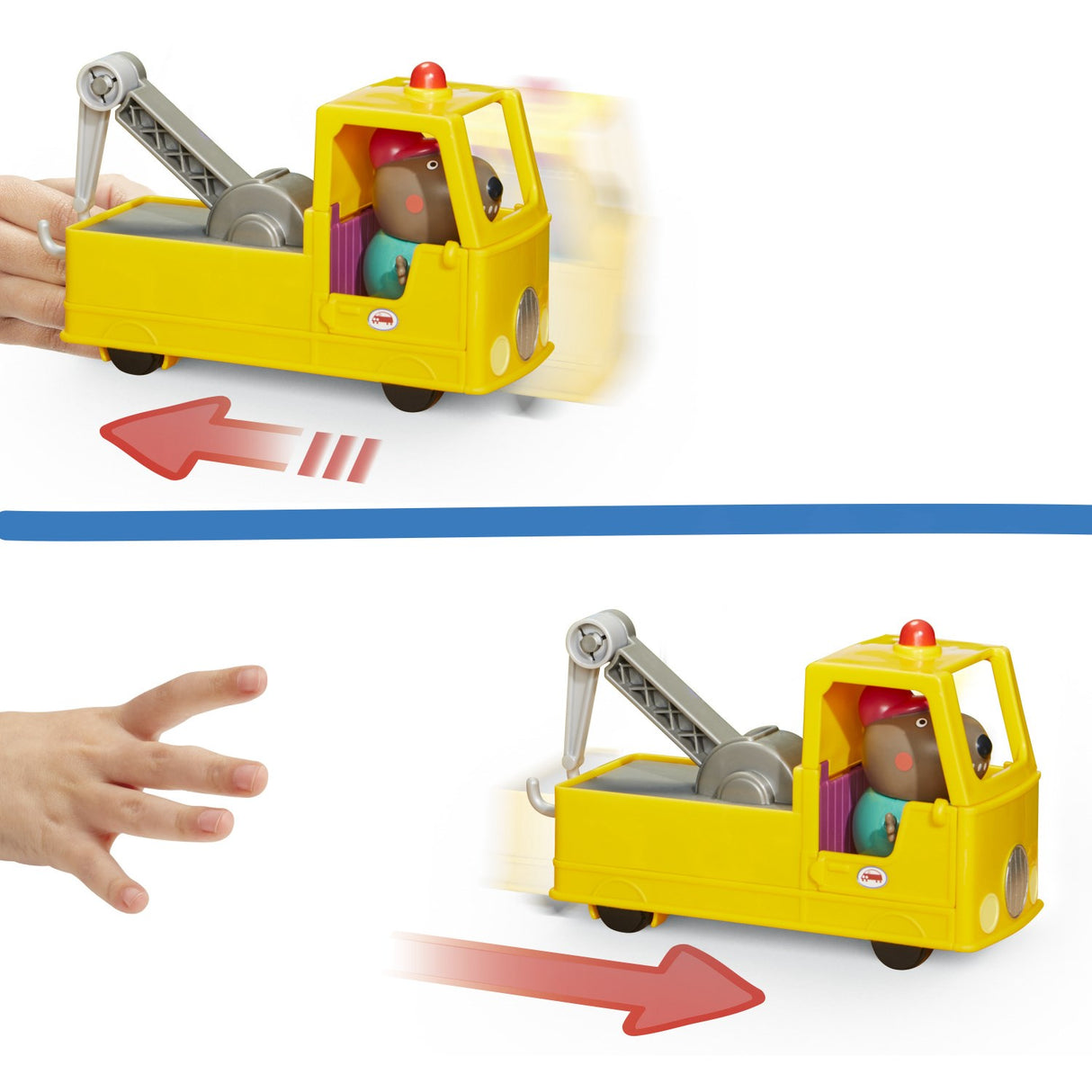 Peppa Pig Granddad Dogs Tow Lastbil