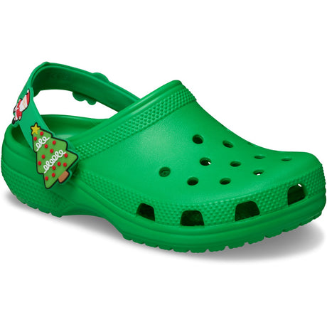 Crocs Grass Green Classic Holiday Icons Lights