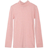 Serendipity Coral Turtleneck Blus
