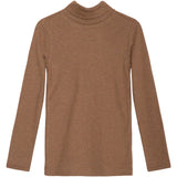 Serendipity Almond Turtleneck Blus
