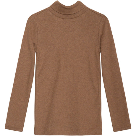 Serendipity Almond Turtleneck Blus
