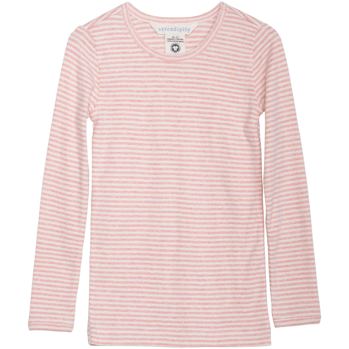 Serendipity Coral/Offwhite Slim Blus Stripe