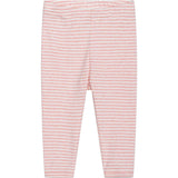 Serendipity Coral/Offwhite Baby Leggings Stripe