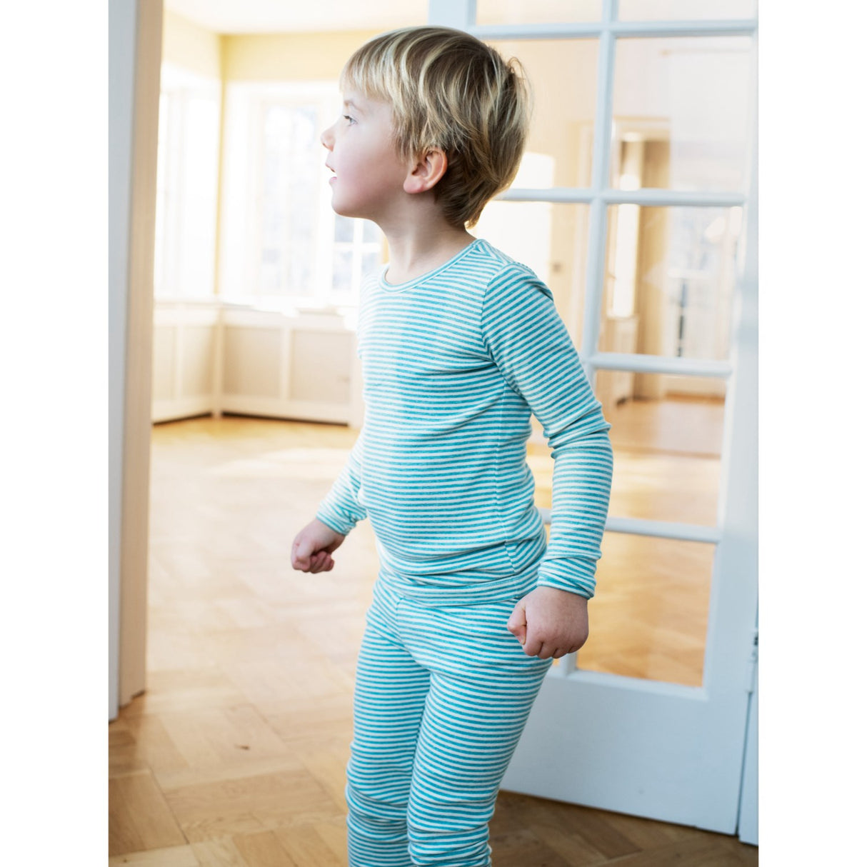 Serendipity Nile/Offwhite Slim Blus Stripe