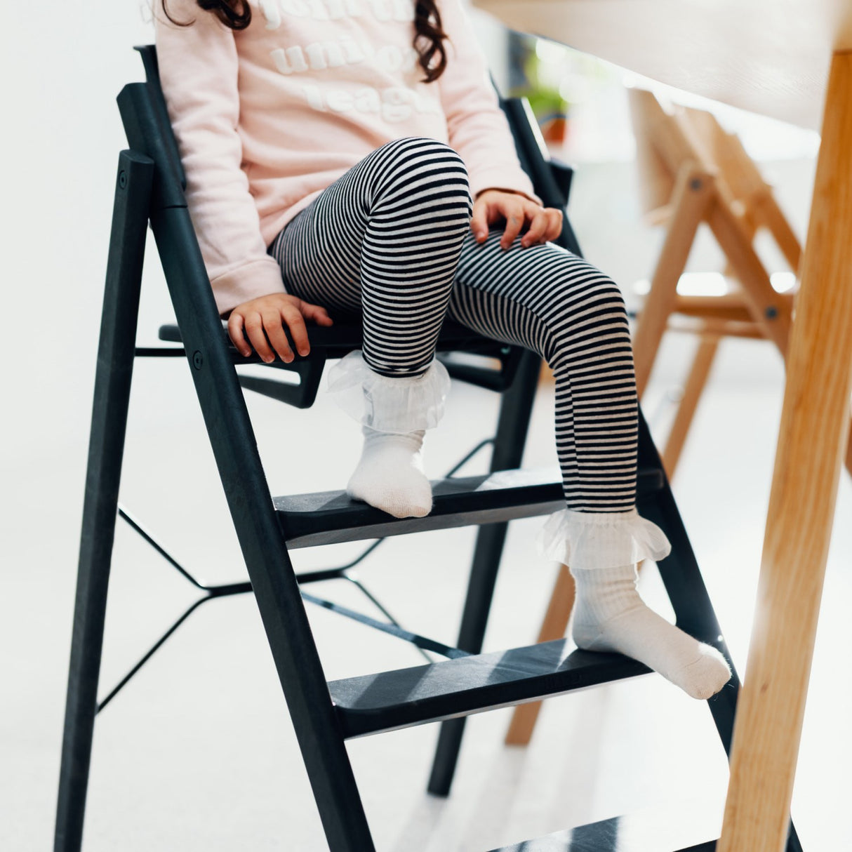 KAOS Charcoal Black Klapp High Stol Recycled