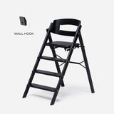 KAOS Black Klapp Wall Hook For Wooden + Recycled Stol