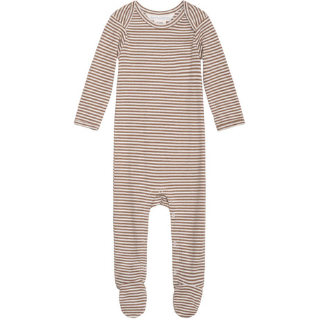 Serendipity Almond/Offwhite Baby Dräkt Stripe