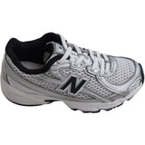 New Balance Silver Metallic 740 Kids Bungee Lace Sneakers