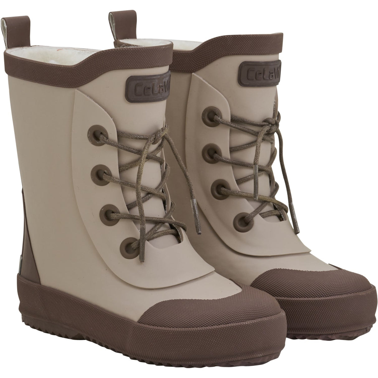 CeLaVi White Pepper Termisk Gummistövlar W. Ull Lining