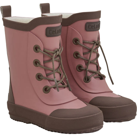 CeLaVi Brick Dust Termisk Gummistövlar W. Ull Lining