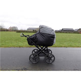 BabyDan Super Safe Rain Cover – Barnevogn, Black, 100 Cm.