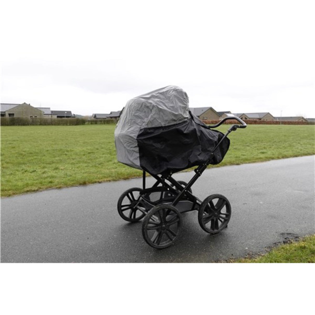 BabyDan Super Safe Rain Cover – Barnevogn, Black, 100 Cm.