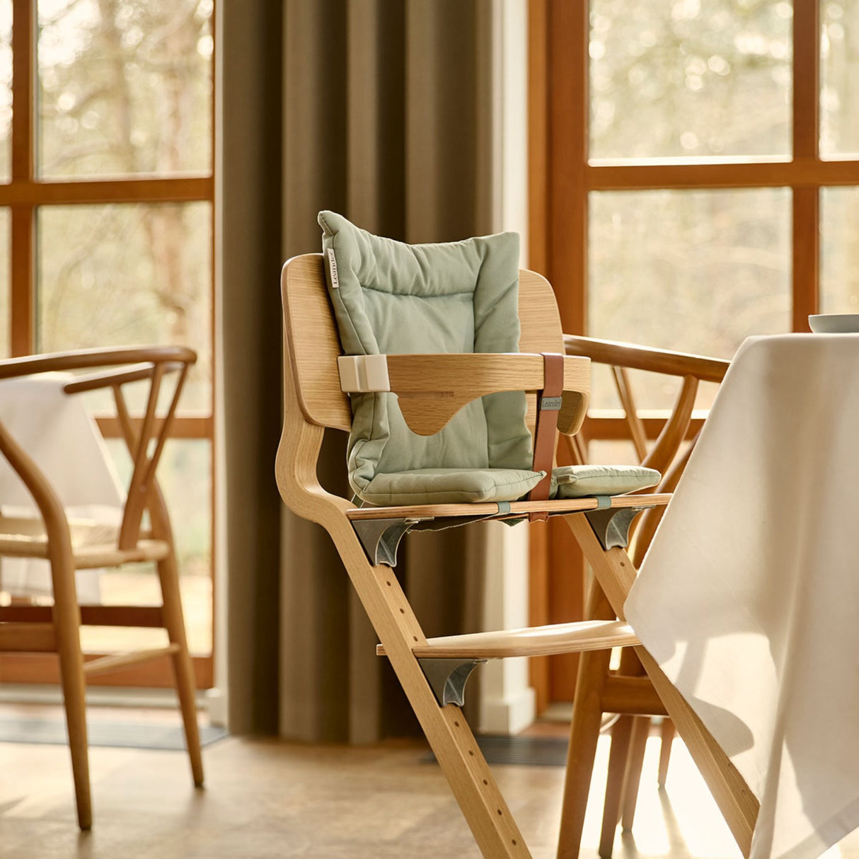 Leander Sage Green Hynde Til Leander Barnstol