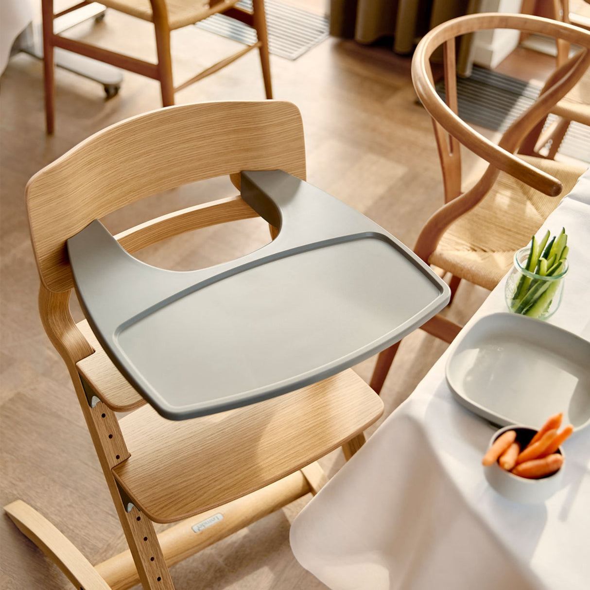 Leander Grey Bakke Til Leander Barnstol