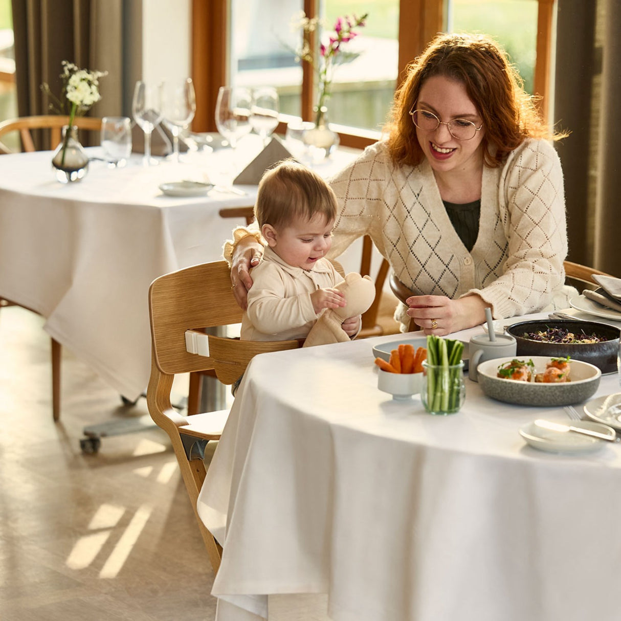 Leander Oak Nature Leander Louie™ Barnstol Uden Klädhängare