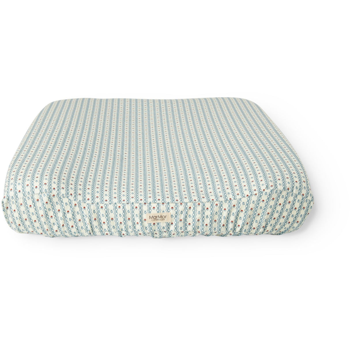 MarMar Cotton Percale Home Floral Stripe Changing Cushion Cover