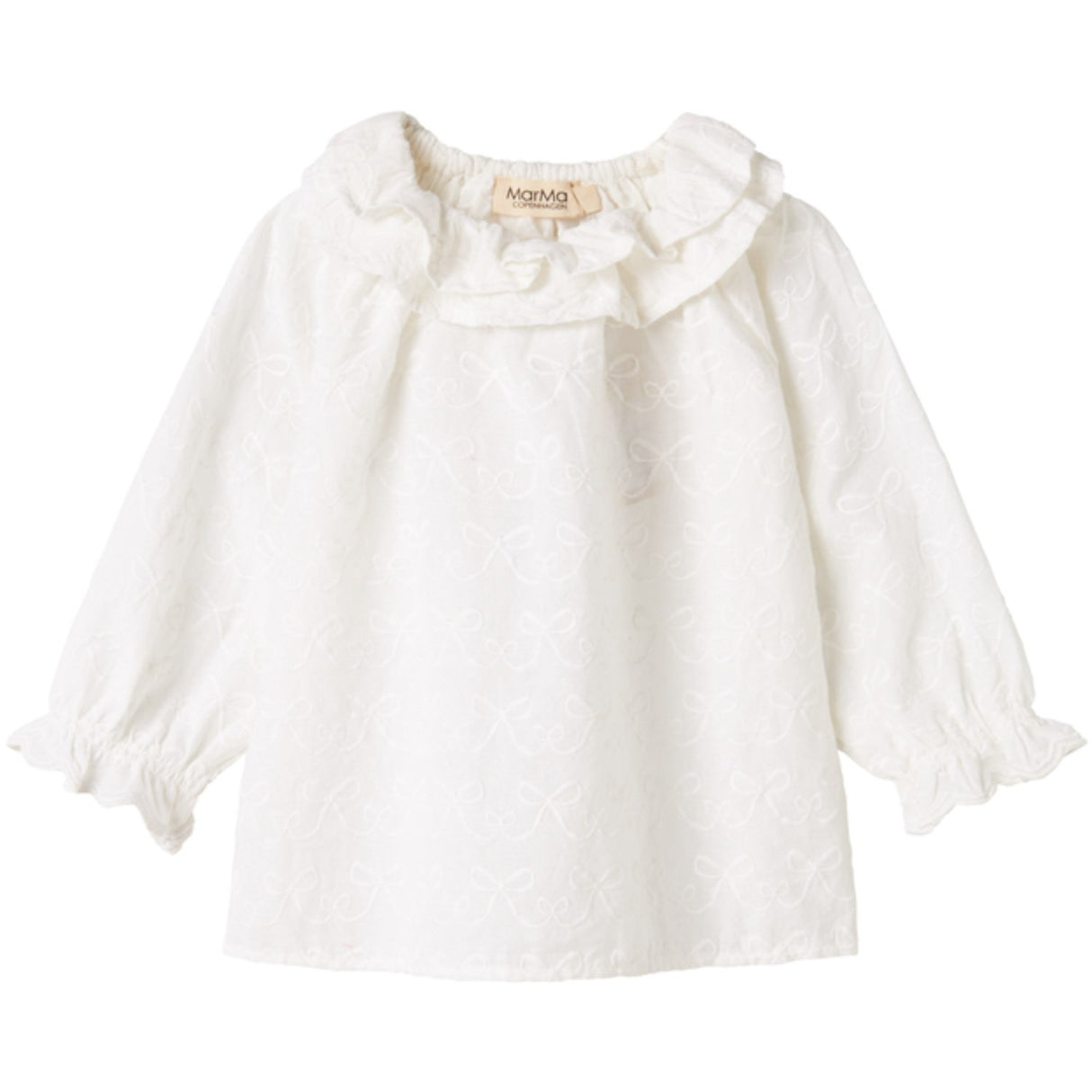 MarMar Cotton Bow White Tonello Blus