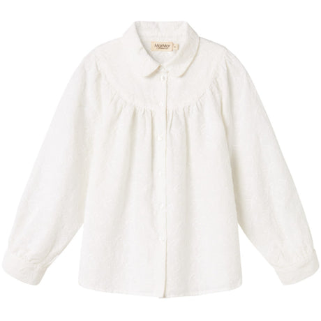 MarMar Cotton Bow White Trissa Blus