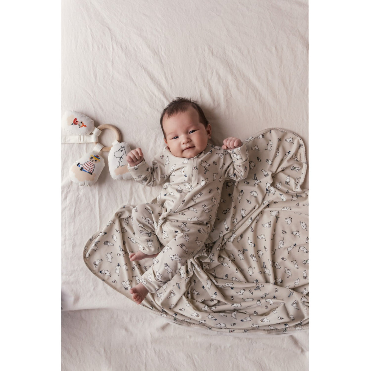 MarMar New Born Modal Smooth Print Moomin Alida Filt
