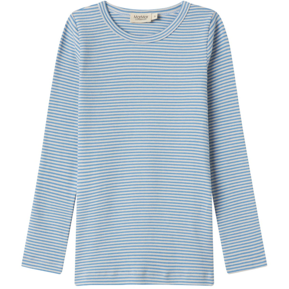 MarMar Modal Fine Rib Blue Stripe Tani Blus