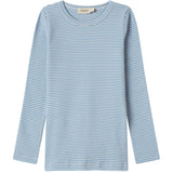 MarMar Modal Fine Rib Blue Stripe Tani Blus