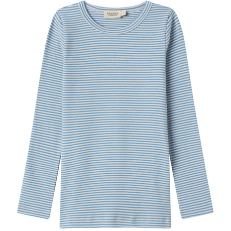 MarMar Modal Fine Rib Blue Stripe Tani Blus