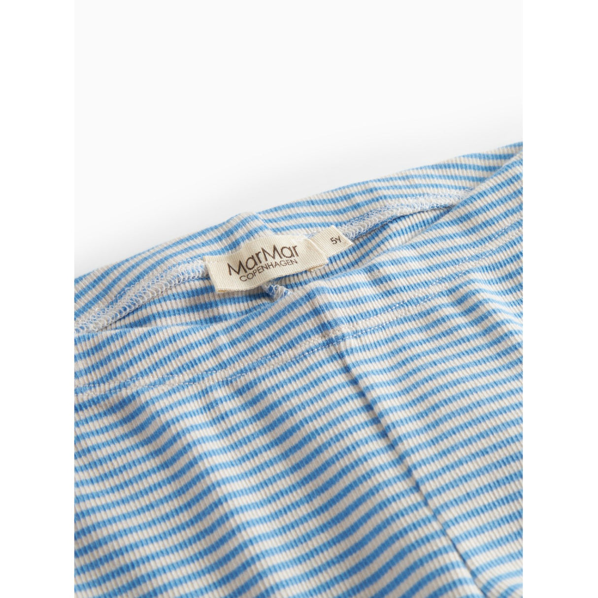 MarMar Modal Fine Rib Blue Stripe Leggings
