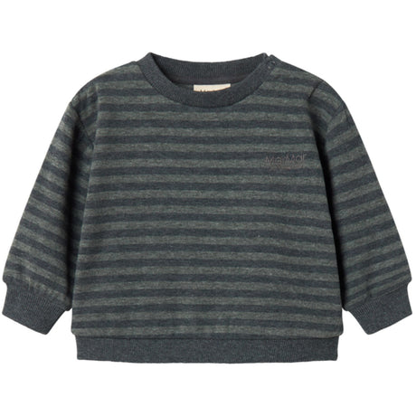 MarMar Modal Sweat Forest Stripe Mel. Tammas B Blus