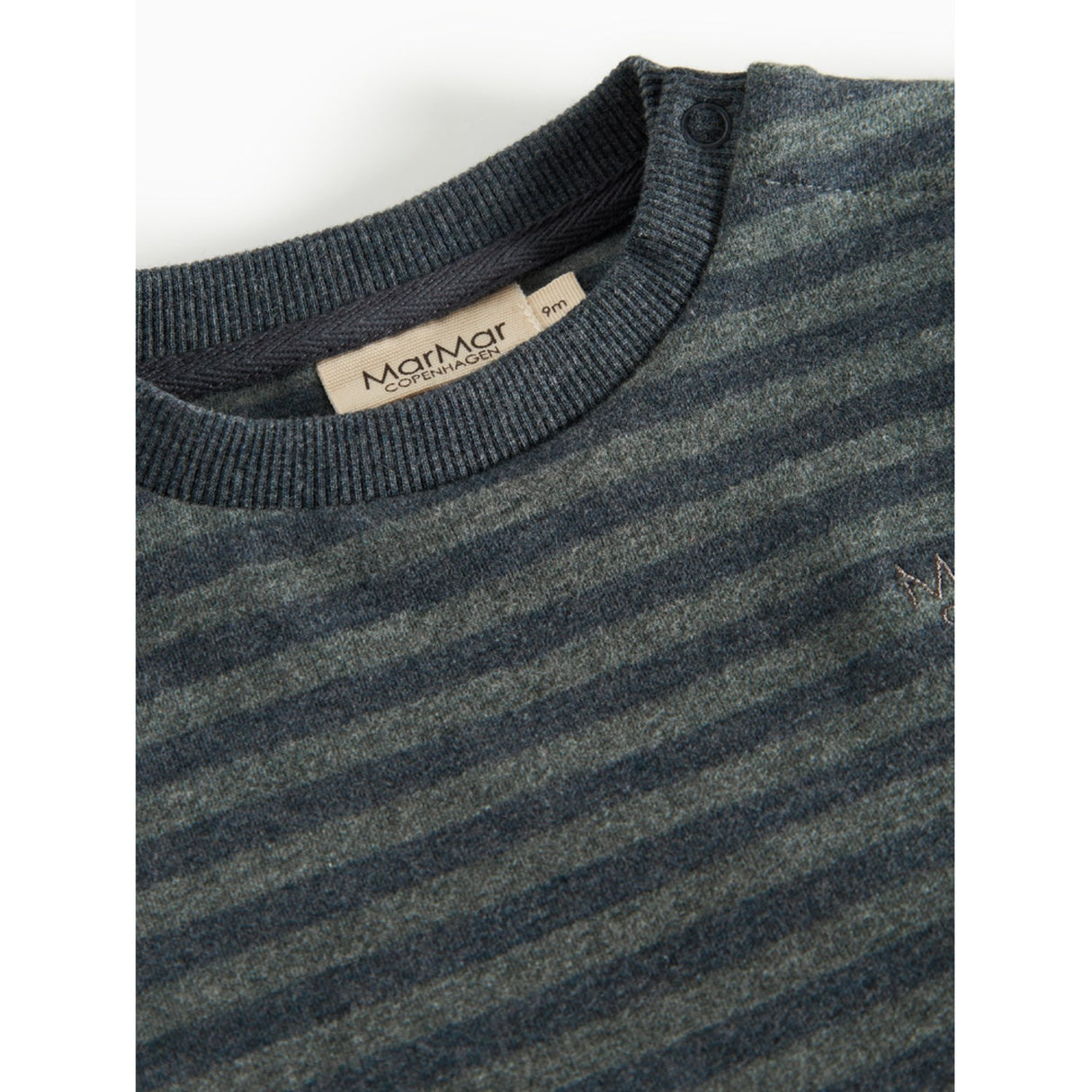 MarMar Modal Sweat Forest Stripe Mel. Tammas B Blus
