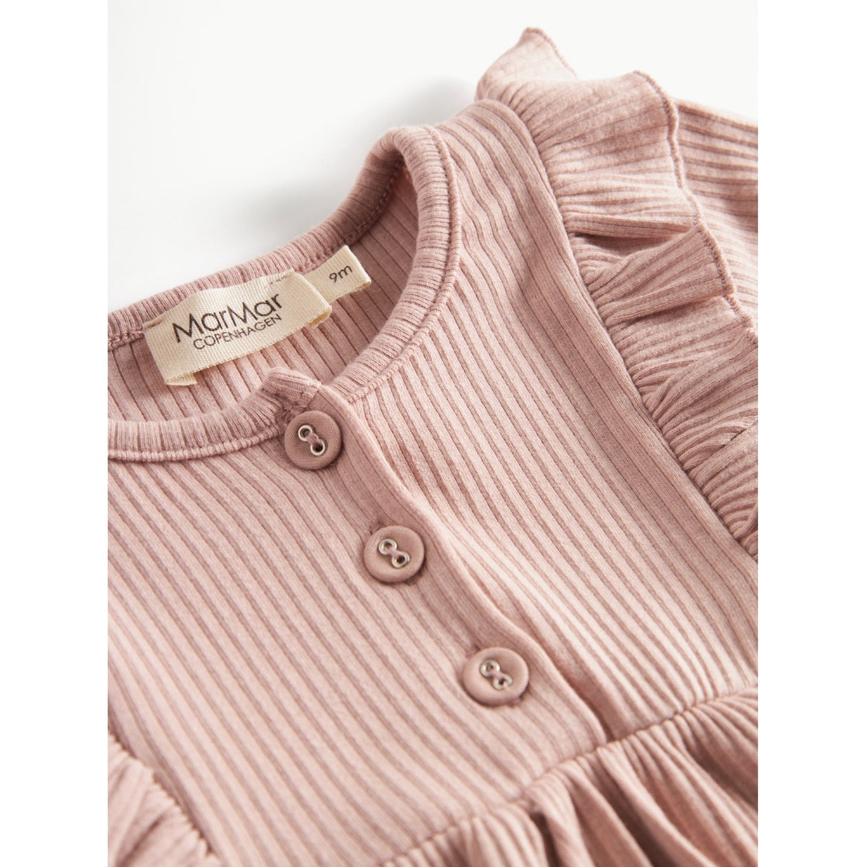 MarMar Modal Faded Rose Rosa Frill Klänning