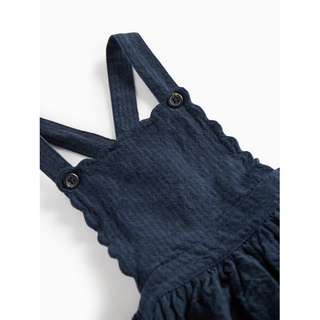 MarMar Chambray Dark Blue Stripe Danara Klänning