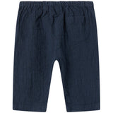MarMar Chambray Dark Blue Stripe Panto Byxor