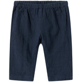 MarMar Chambray Dark Blue Stripe Panto Byxor