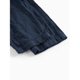 MarMar Chambray Dark Blue Stripe Panto Byxor
