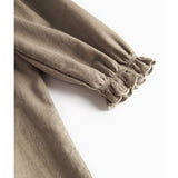 MarMar Fine Cord Mud Delina LS Klänning