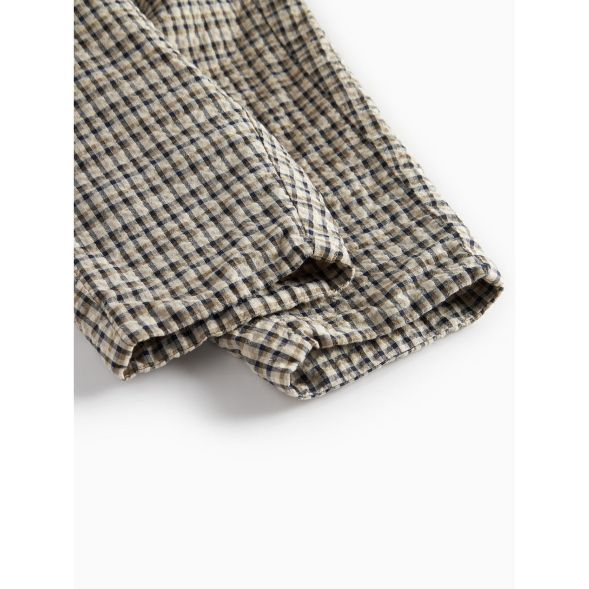 MarMar Seersucker Check Pilot Navy Check Palle Byxor