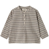 MarMar Seersucker Check Pilot Navy Check Totoro Skjorta