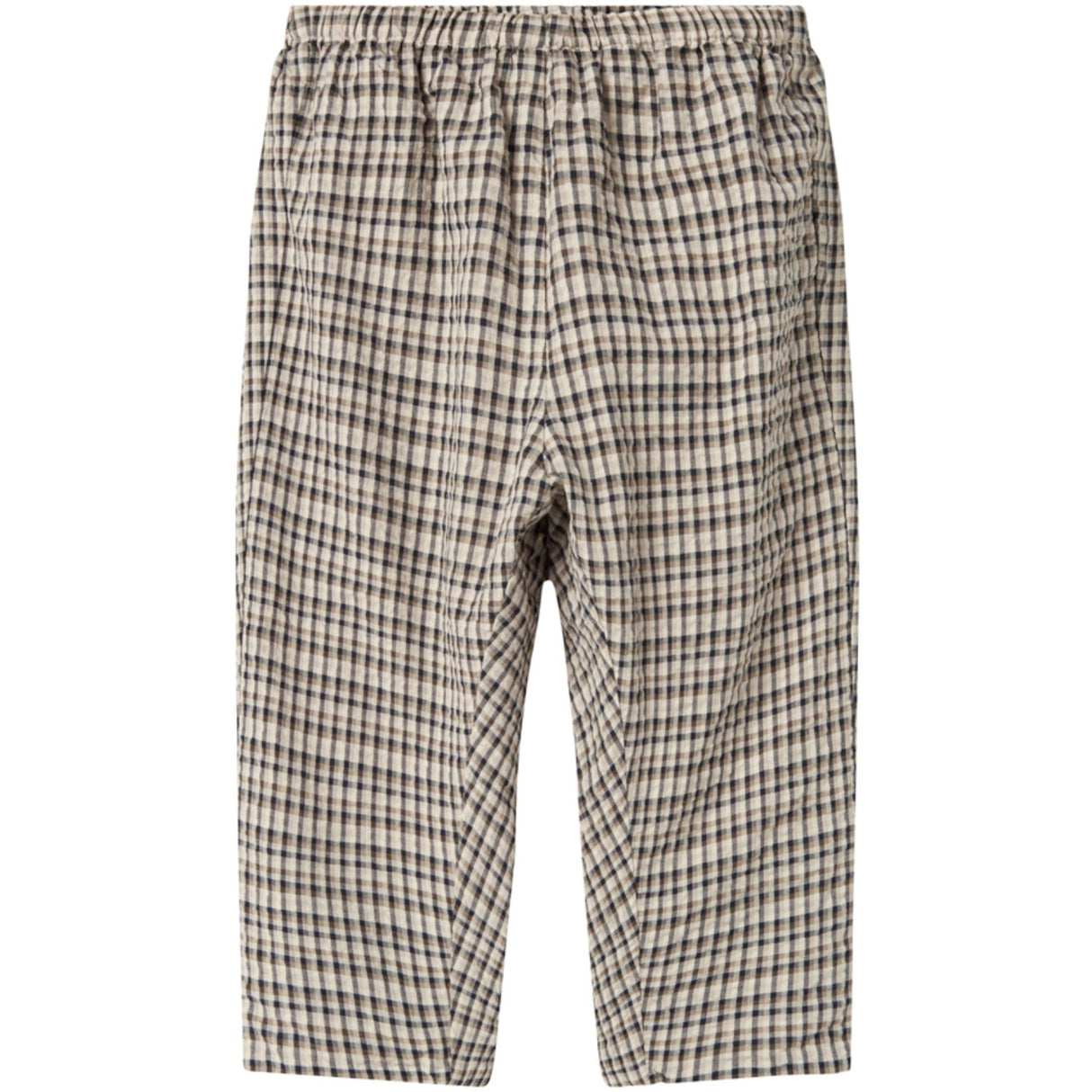 MarMar Seersucker Check Pilot Navy Check Palle Byxor