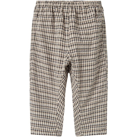 MarMar Seersucker Check Pilot Navy Check Palle Byxor