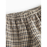 MarMar Seersucker Check Pilot Navy Check Palle Byxor