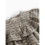 MarMar Seersucker Check Pilot Navy Check Dalina Klänning