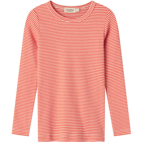 MarMar Modal Fine Rib Red Stripe Tani Blus