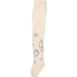 MarMar Tights Jacquard Beige Mel. Moomin Strumpbyxar Jacquard